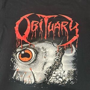 Mens Obituary Band Tee XL